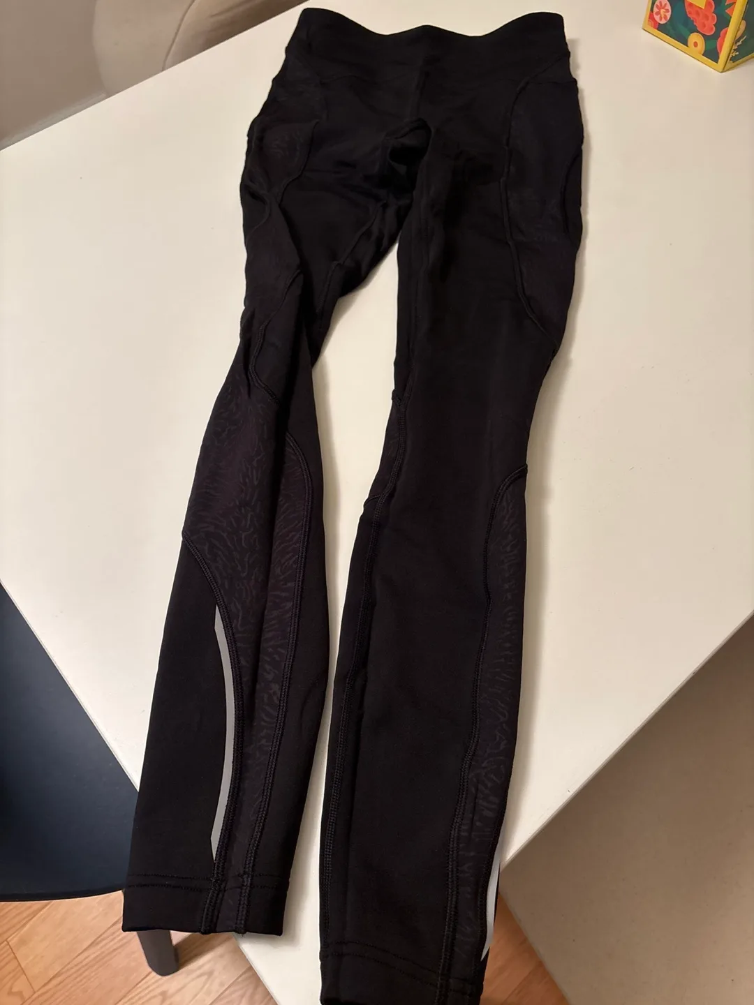 Lululemon Black Running Tights image indicator(2)