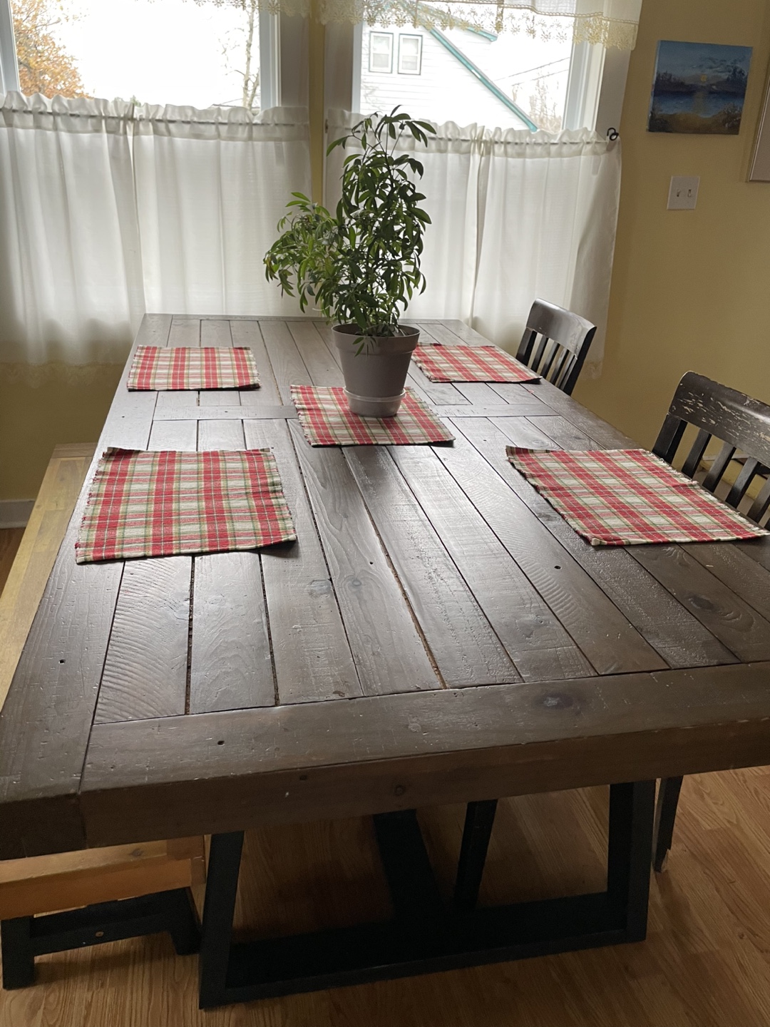 Rustic kitchen table - photo 2