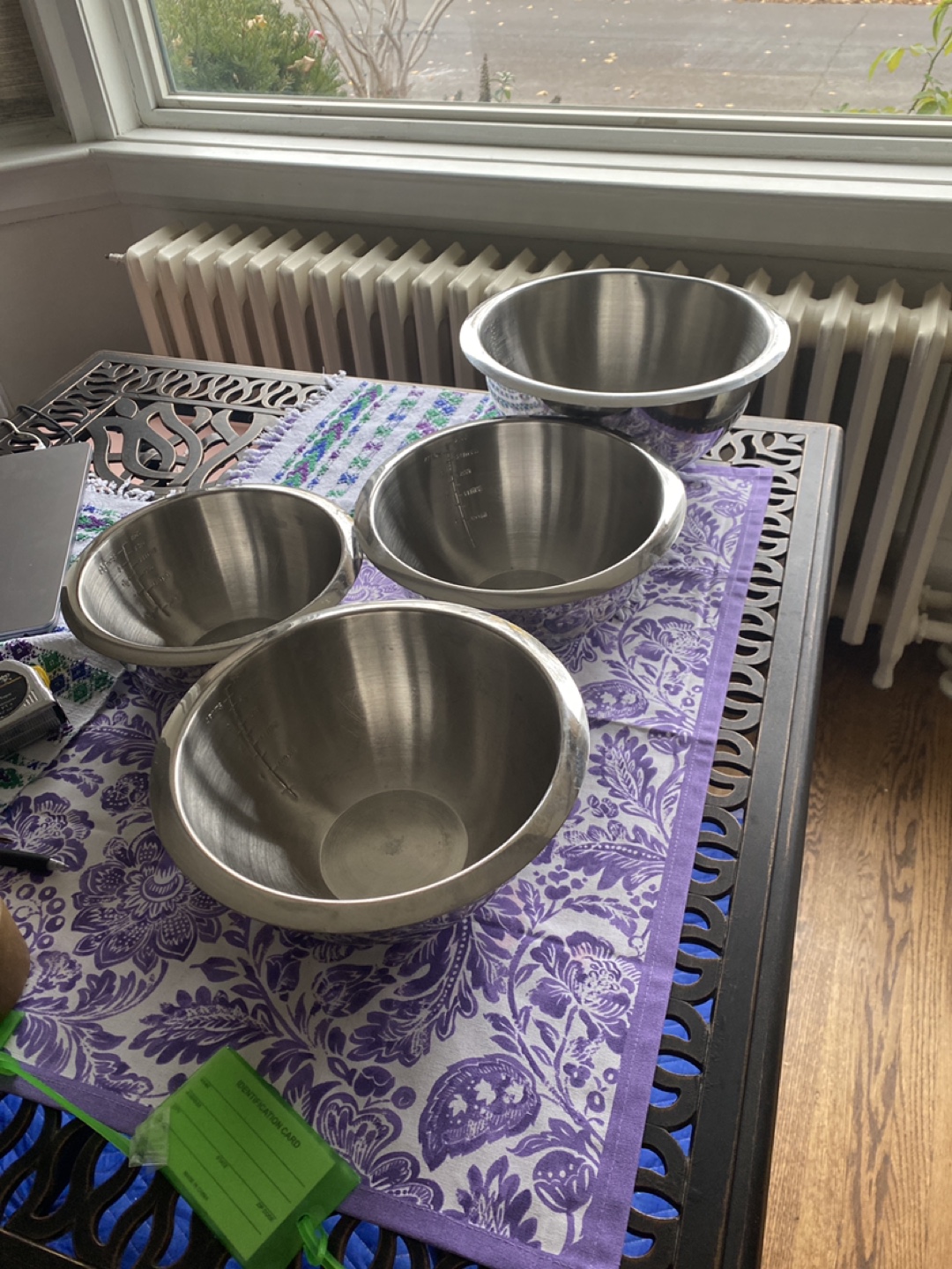 Set of 4 Stainless Steel Mixing Bowls - photo 2