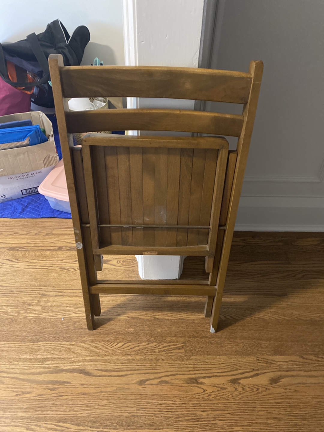 Vintage Wooden Folding Chair - photo 3