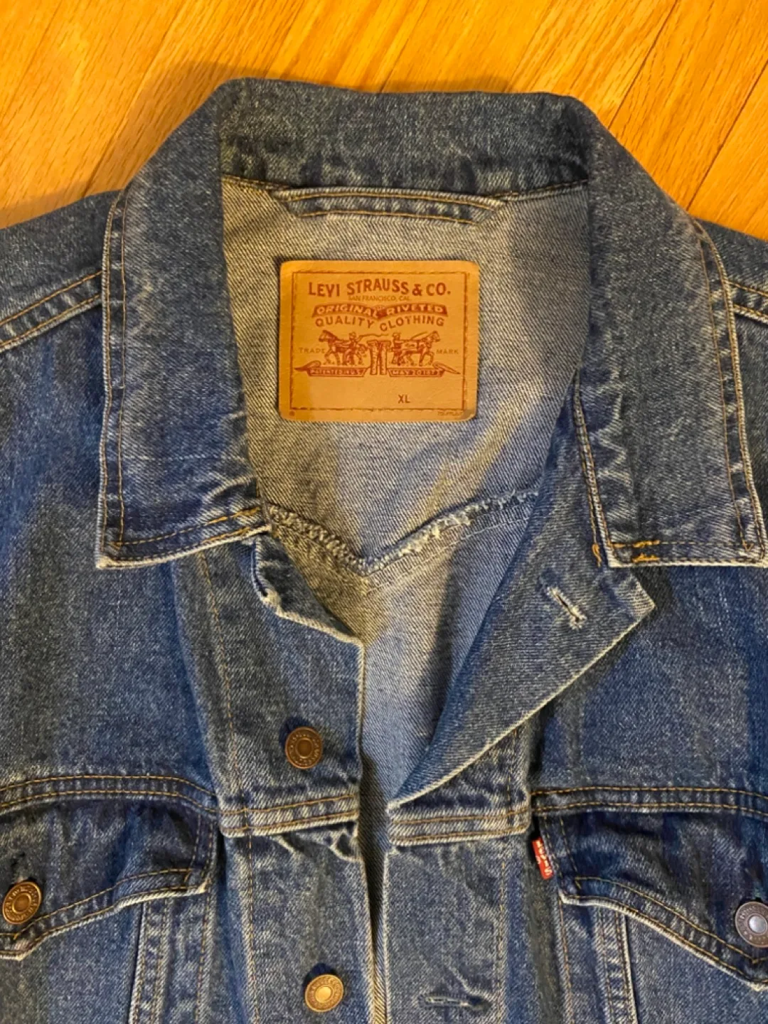 Levi's Denim Jacket - Size XL image indicator(2)