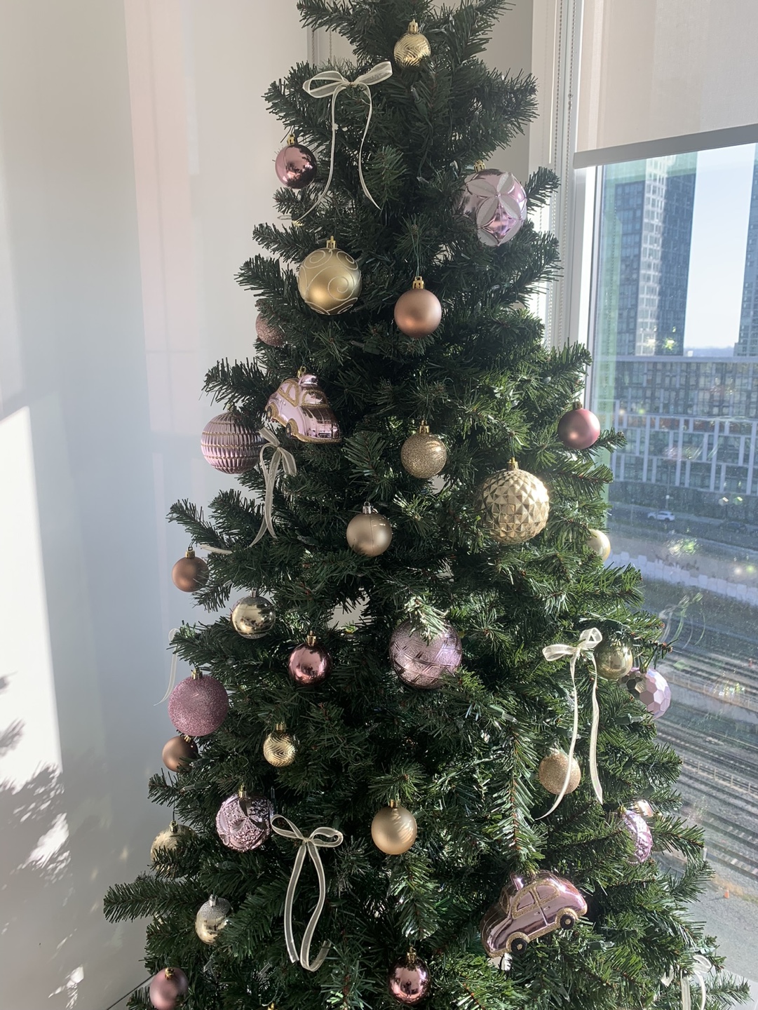 Christmas Ornaments - Gold and Pink - photo 2