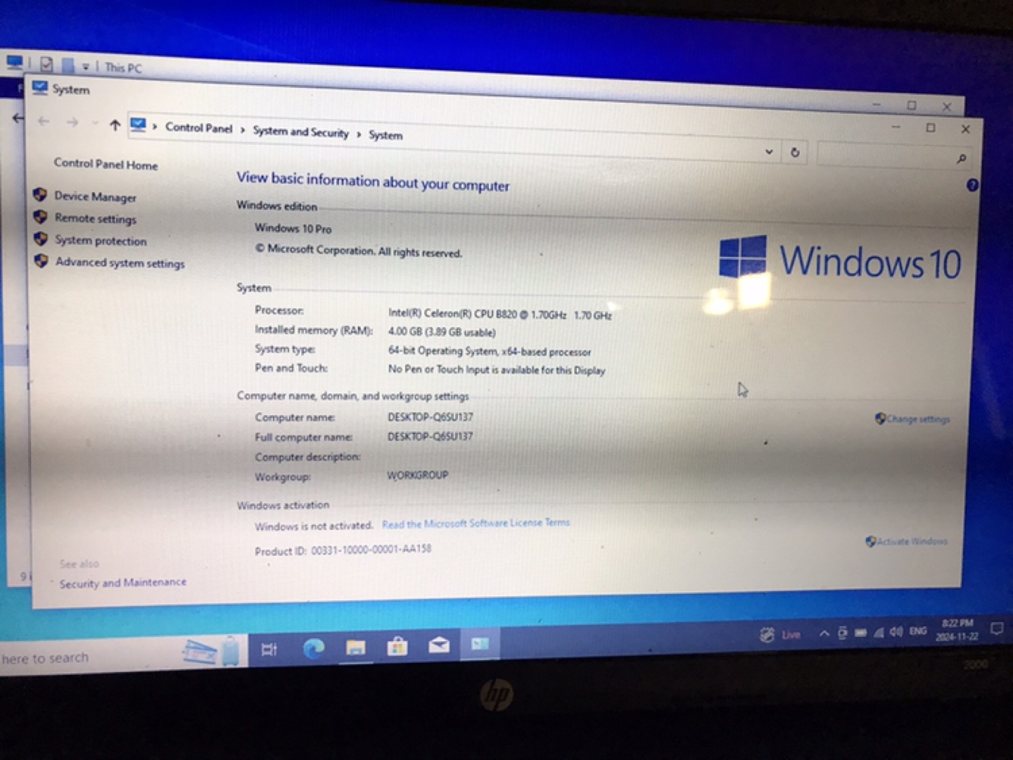 HP Laptop - photo 3