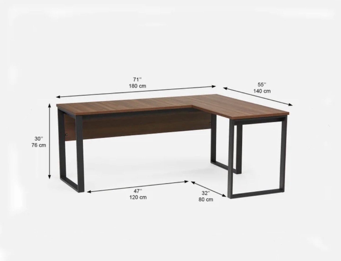 Structube L-shaped Corner Desk - photo 3
