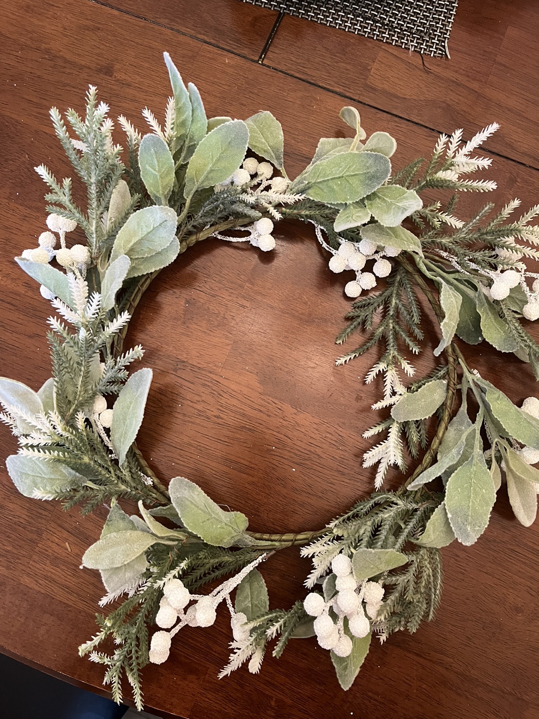Frosted Greenery Wreath