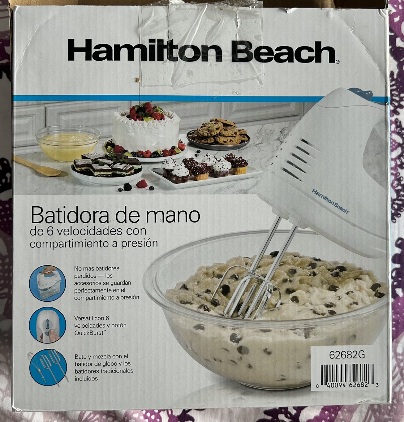 Hamilton Beach 6 Speed Hand Mixer with Bowl Rest