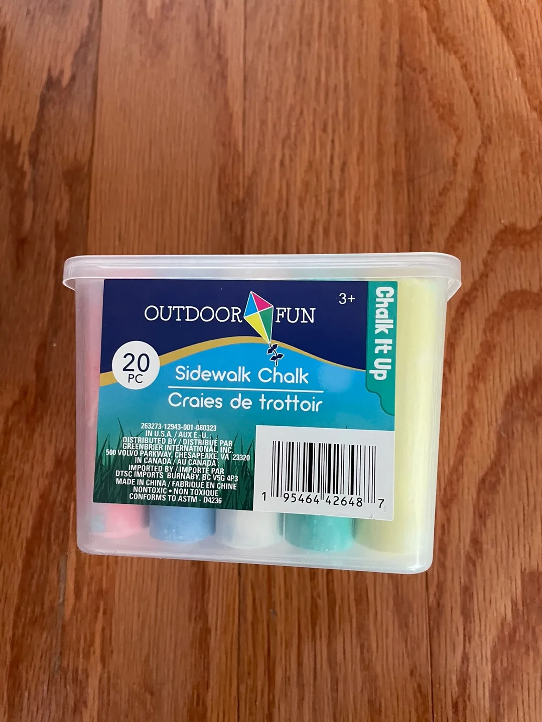 20 Pack Sidewalk Chalk thumbnail