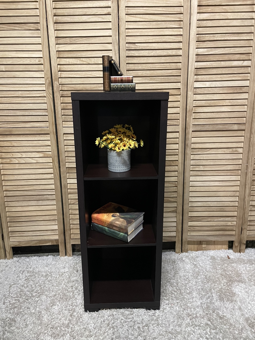 3-Shelf Bookcase Espresso