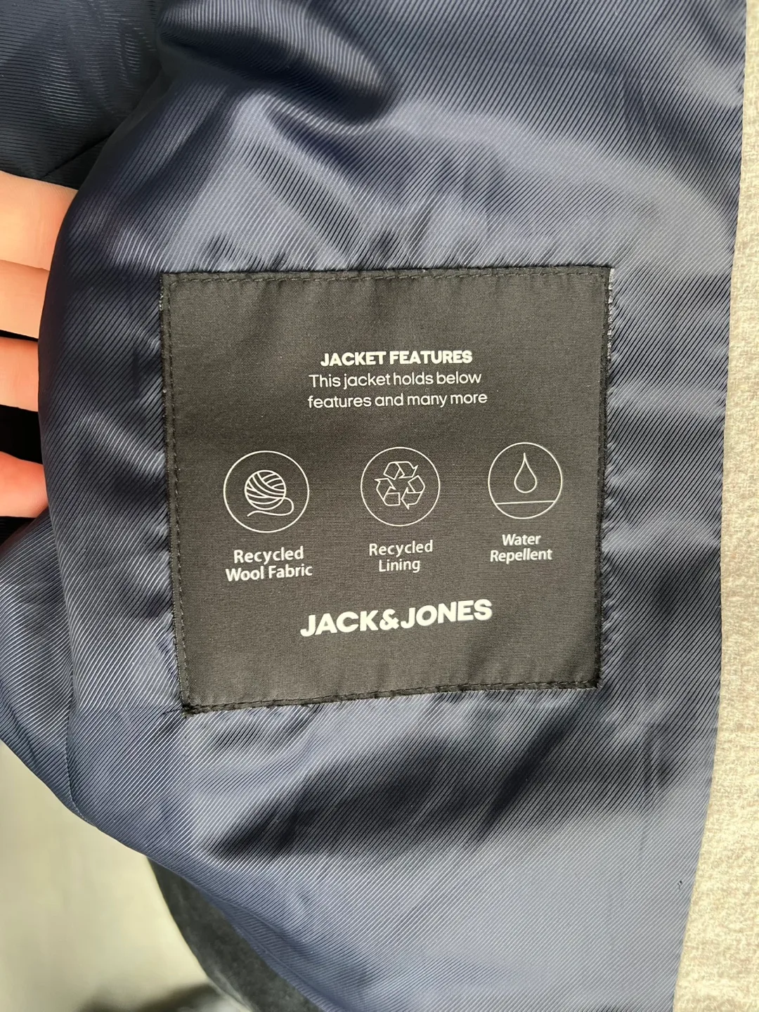 Jack & Jones Men's Wool Coat image indicator(4)