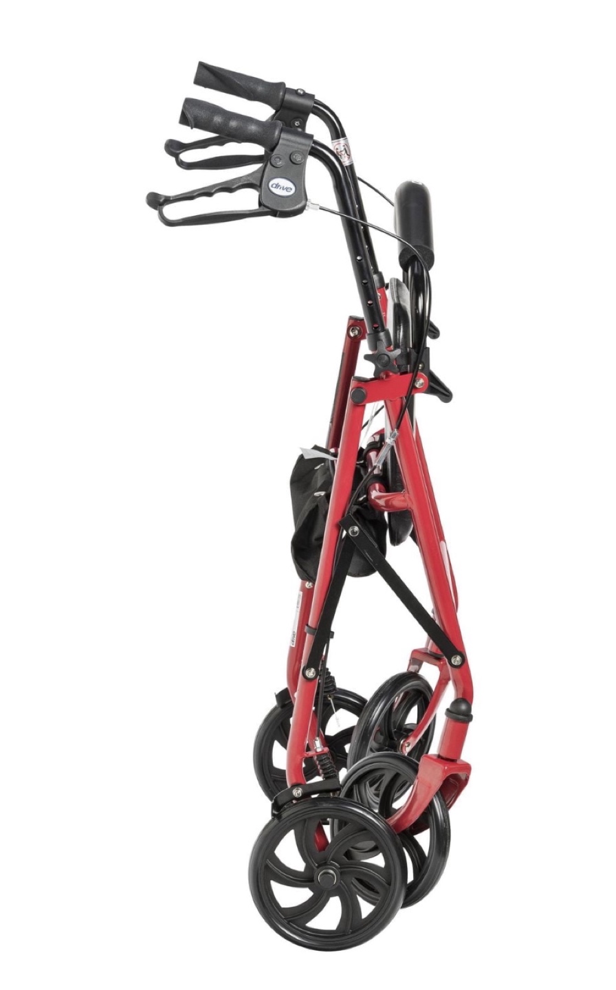 Drive Medical Deluxe Rollator Walker with Seat - photo 2
