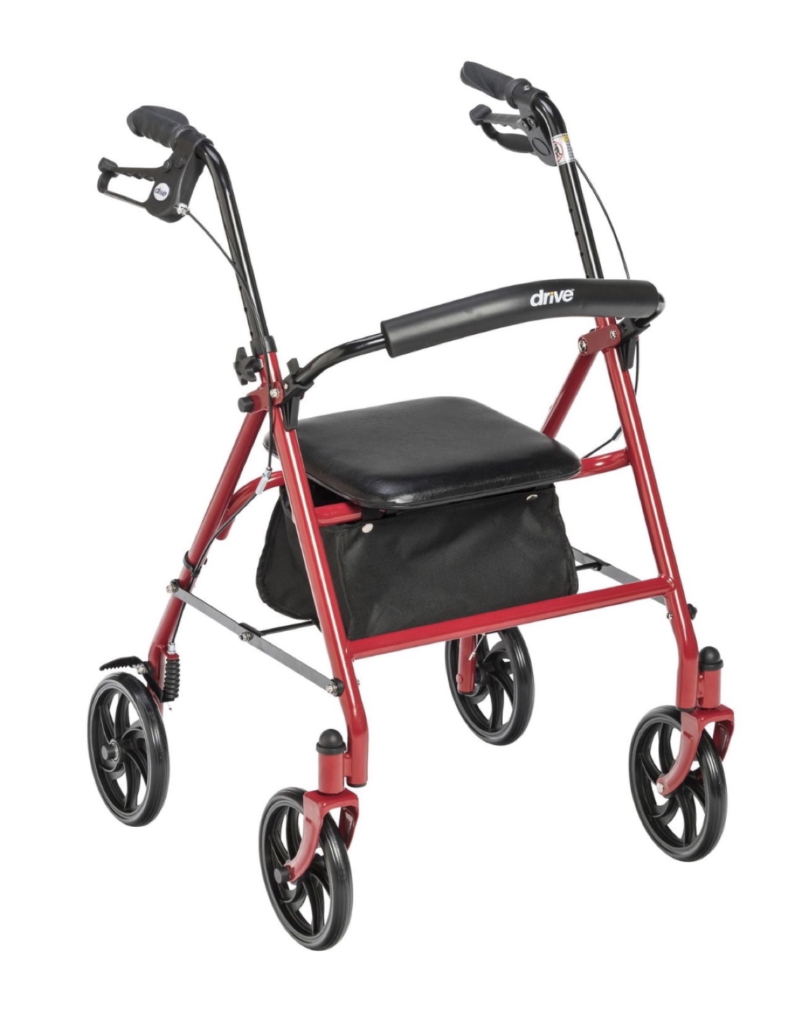 Drive Medical Deluxe Rollator Walker with Seat