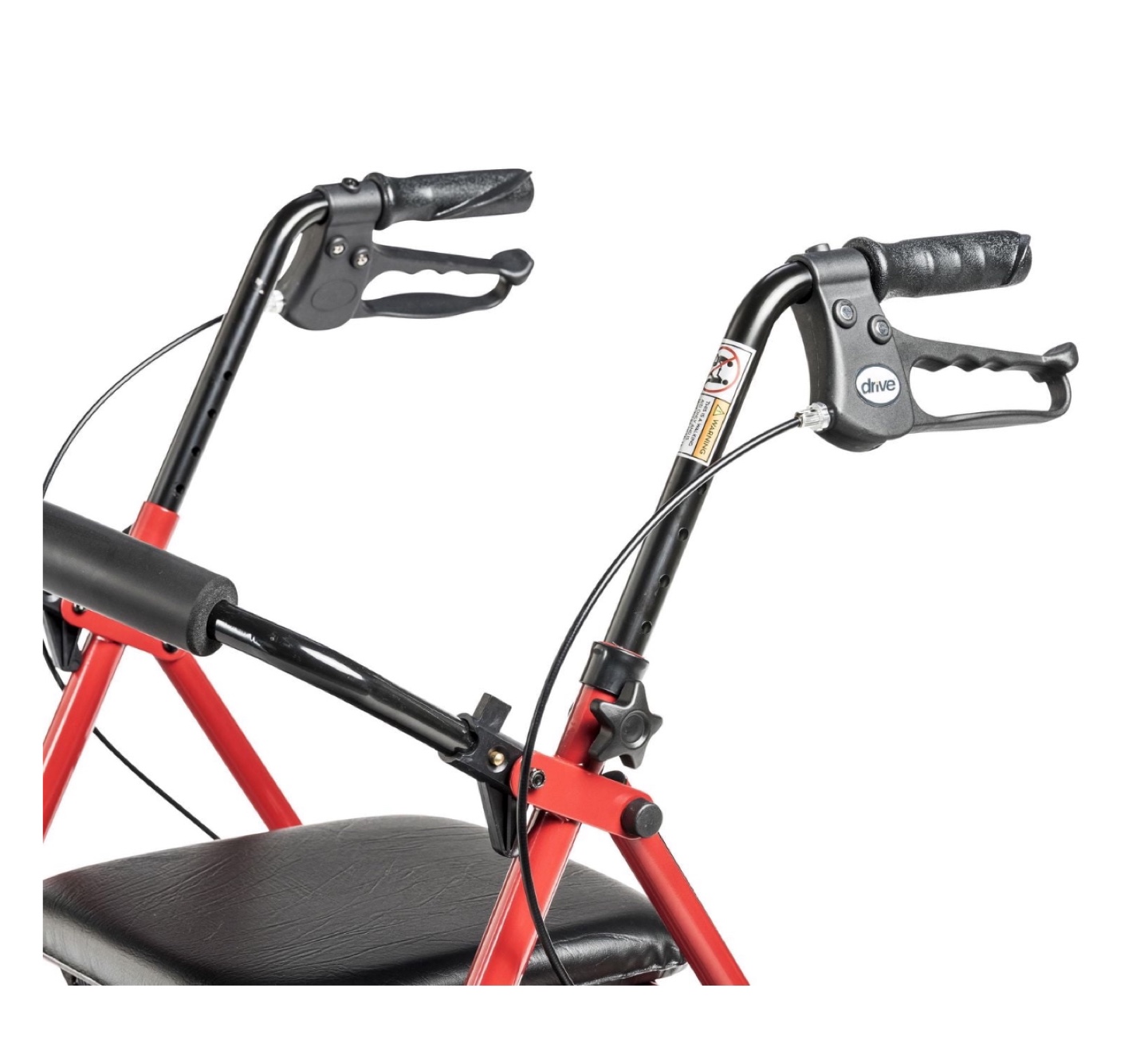 Drive Medical Deluxe Rollator Walker with Seat - photo 3
