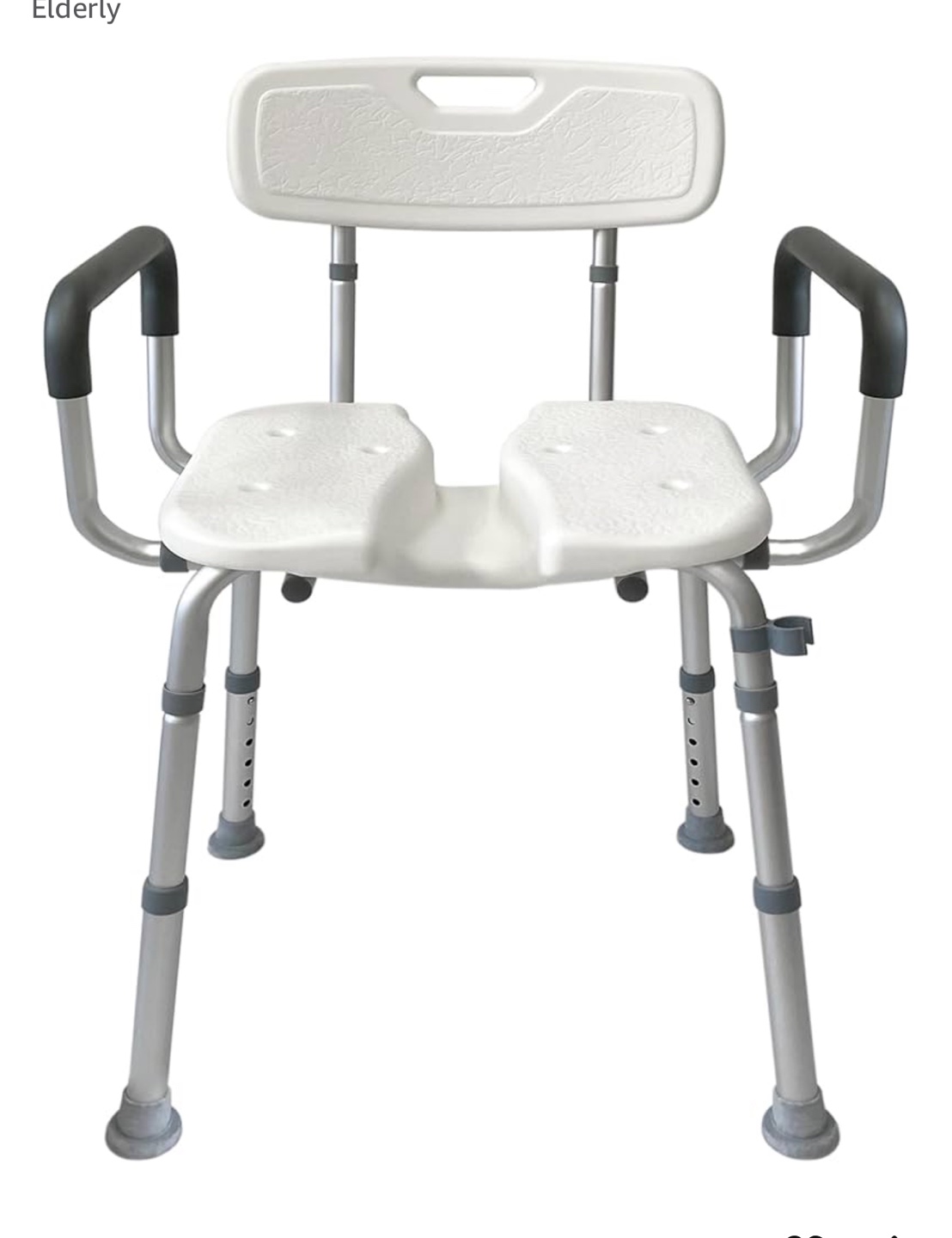 U-Haped Shower Chair with Arms