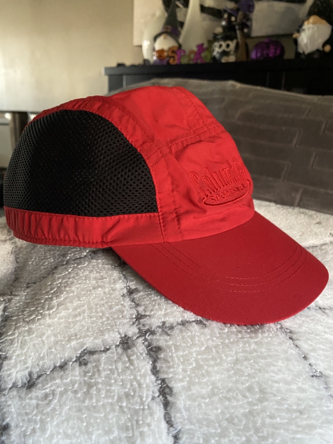 Columbia Red Running Hat #ThriftyPicks