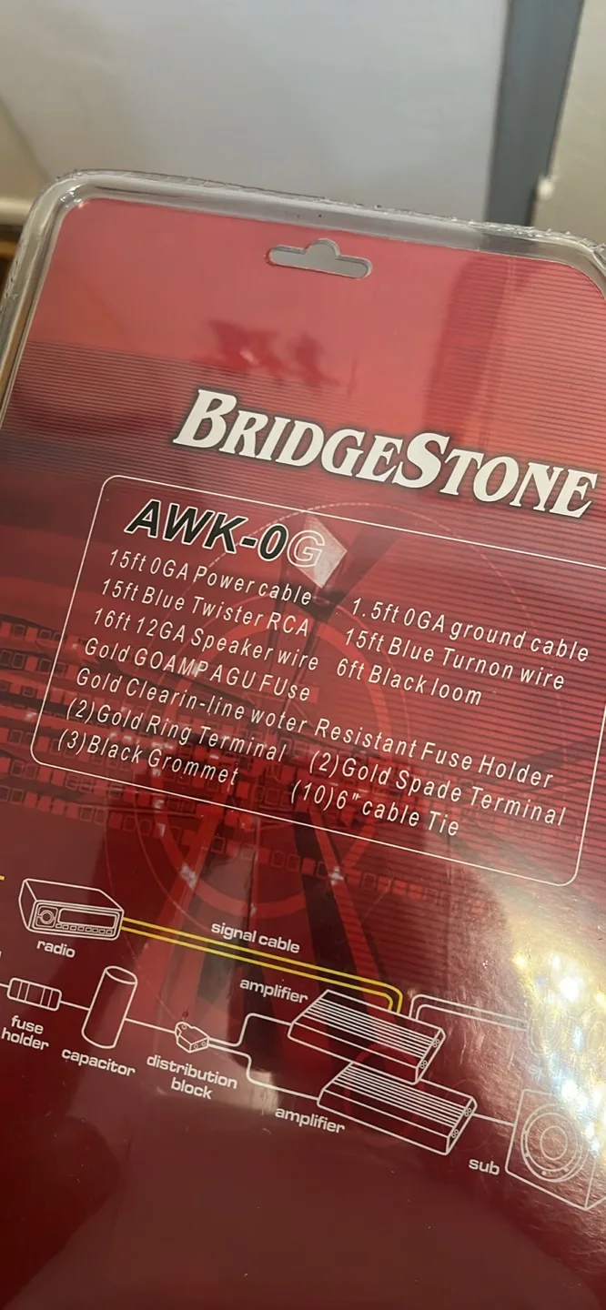 Bridgestone AWG-0G 0AWG Amp Install Kit image indicator(2)