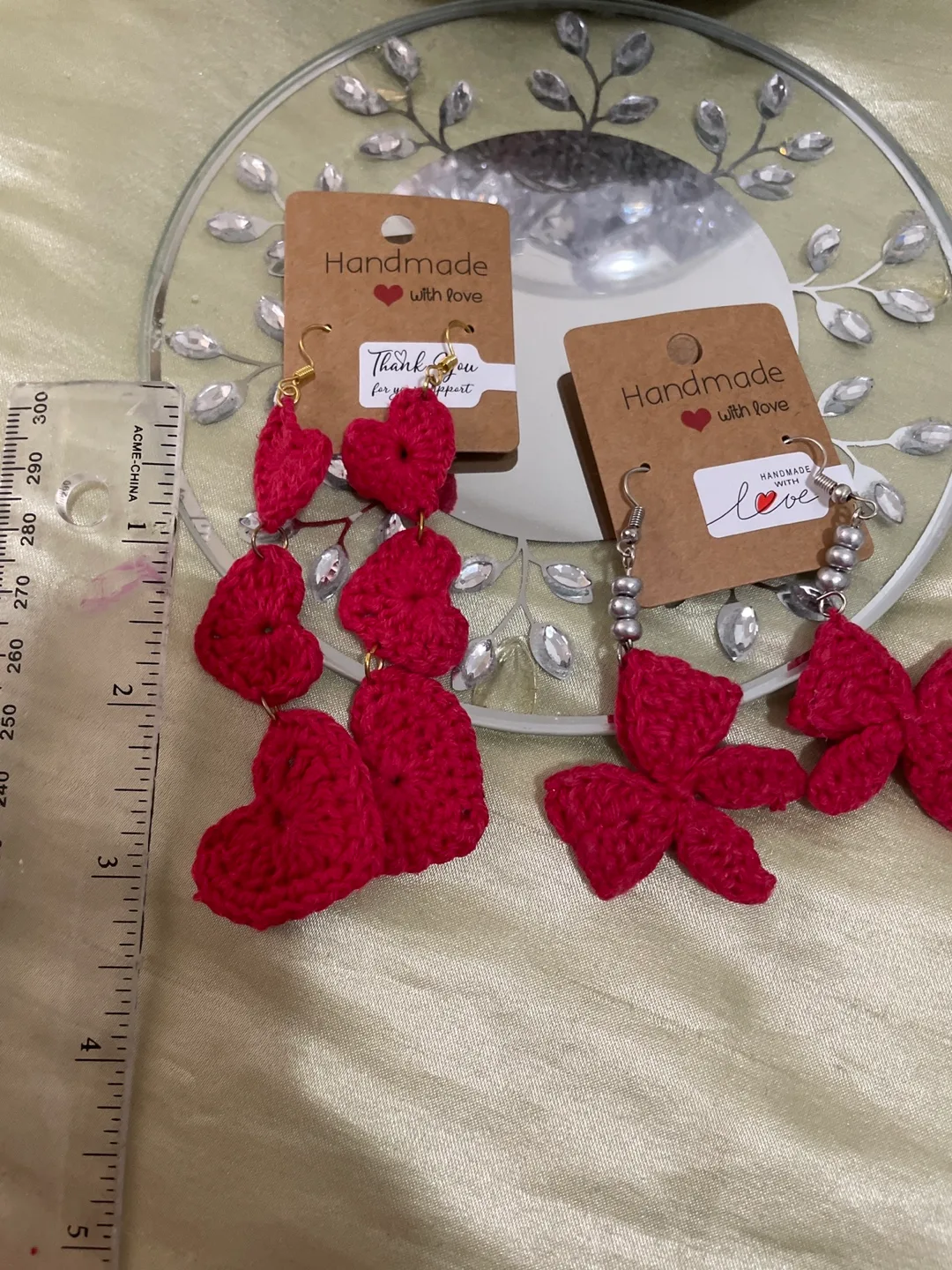 Handmade Crochet Earrings #ThriftyPicks image indicator(3)
