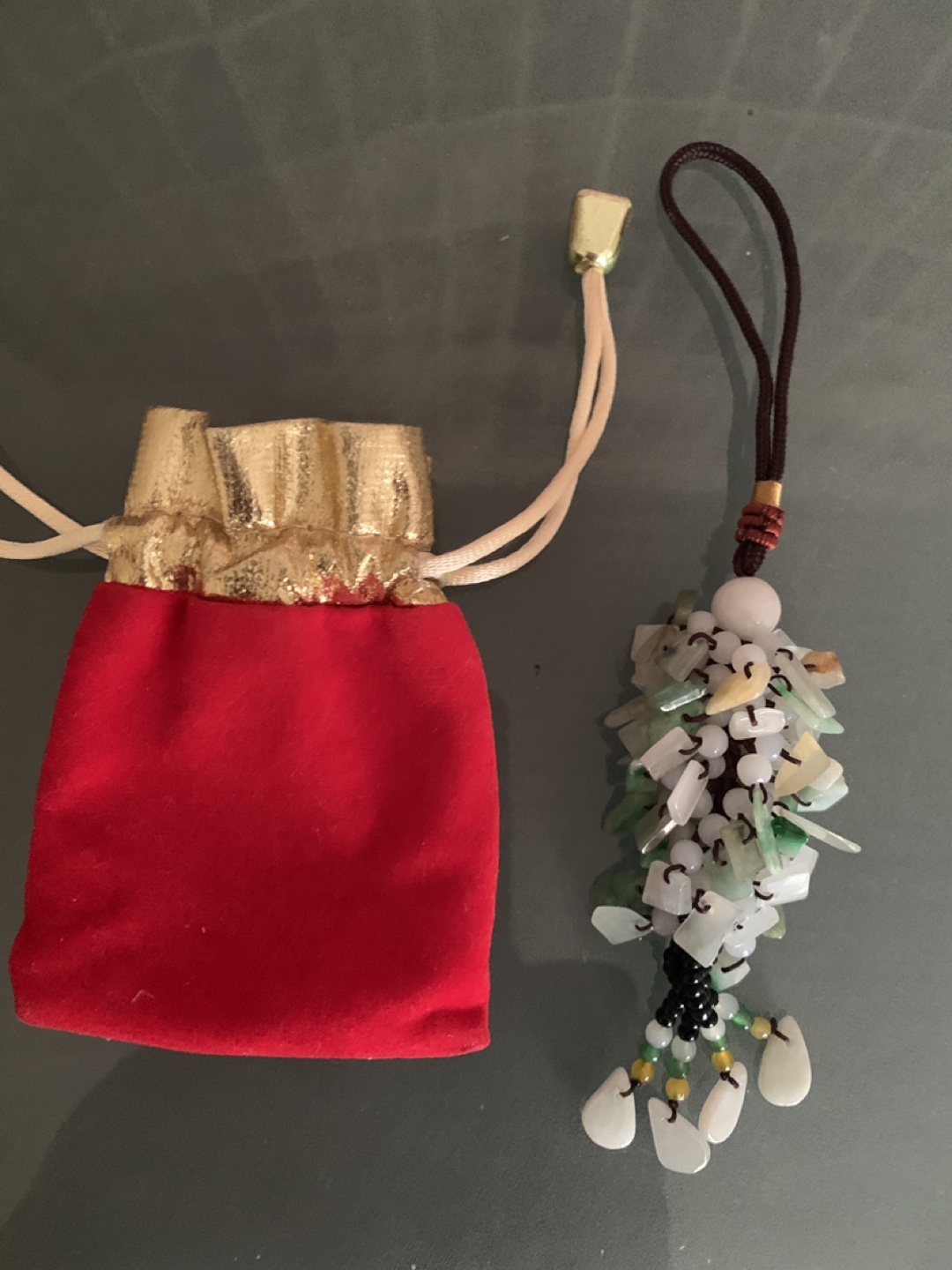 Jade Keychain