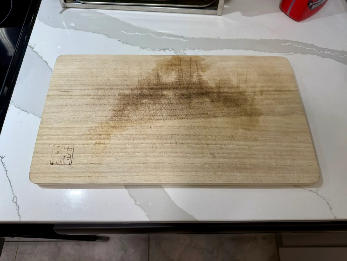 Japanese Wooden Cutting Board Large thumbnail