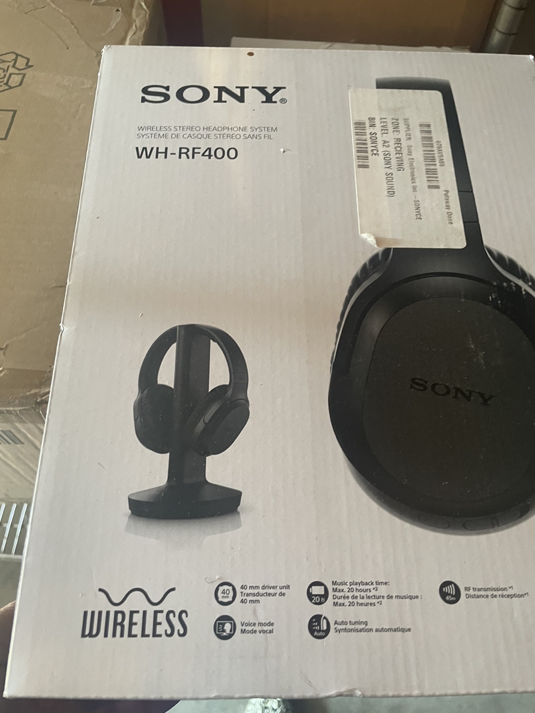 Sony WH-RF400 Wireless Headphones - photo 2