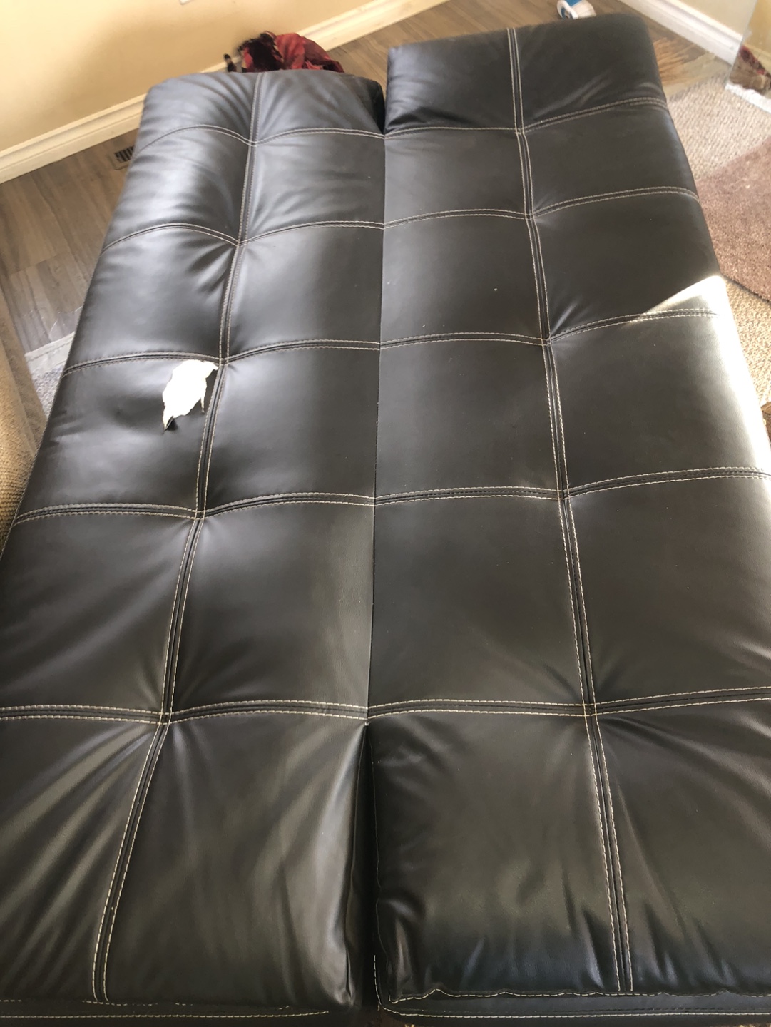 Black Futon Couch - photo 3