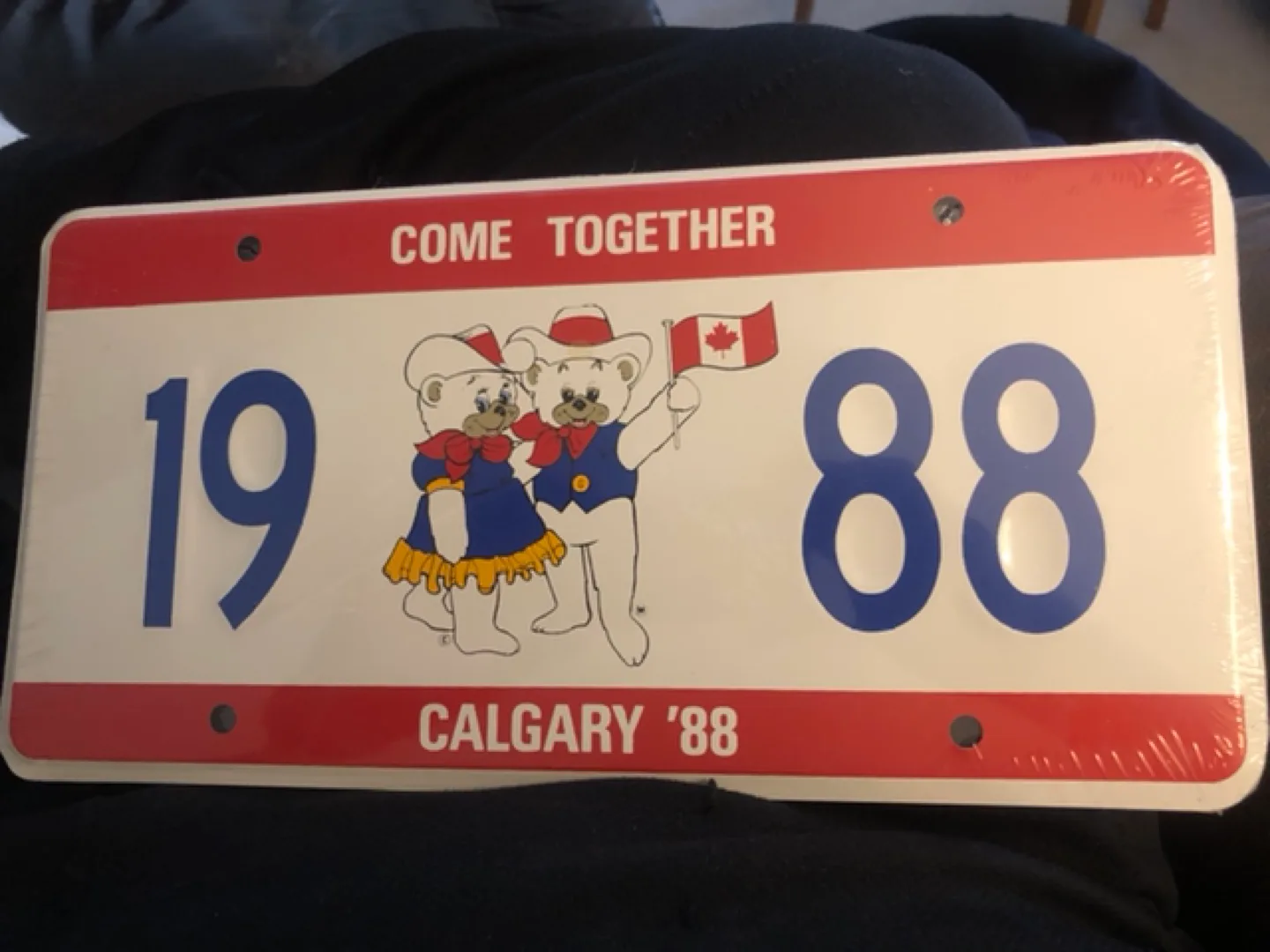 1988 Calgary Olympics Commemorative License Plate