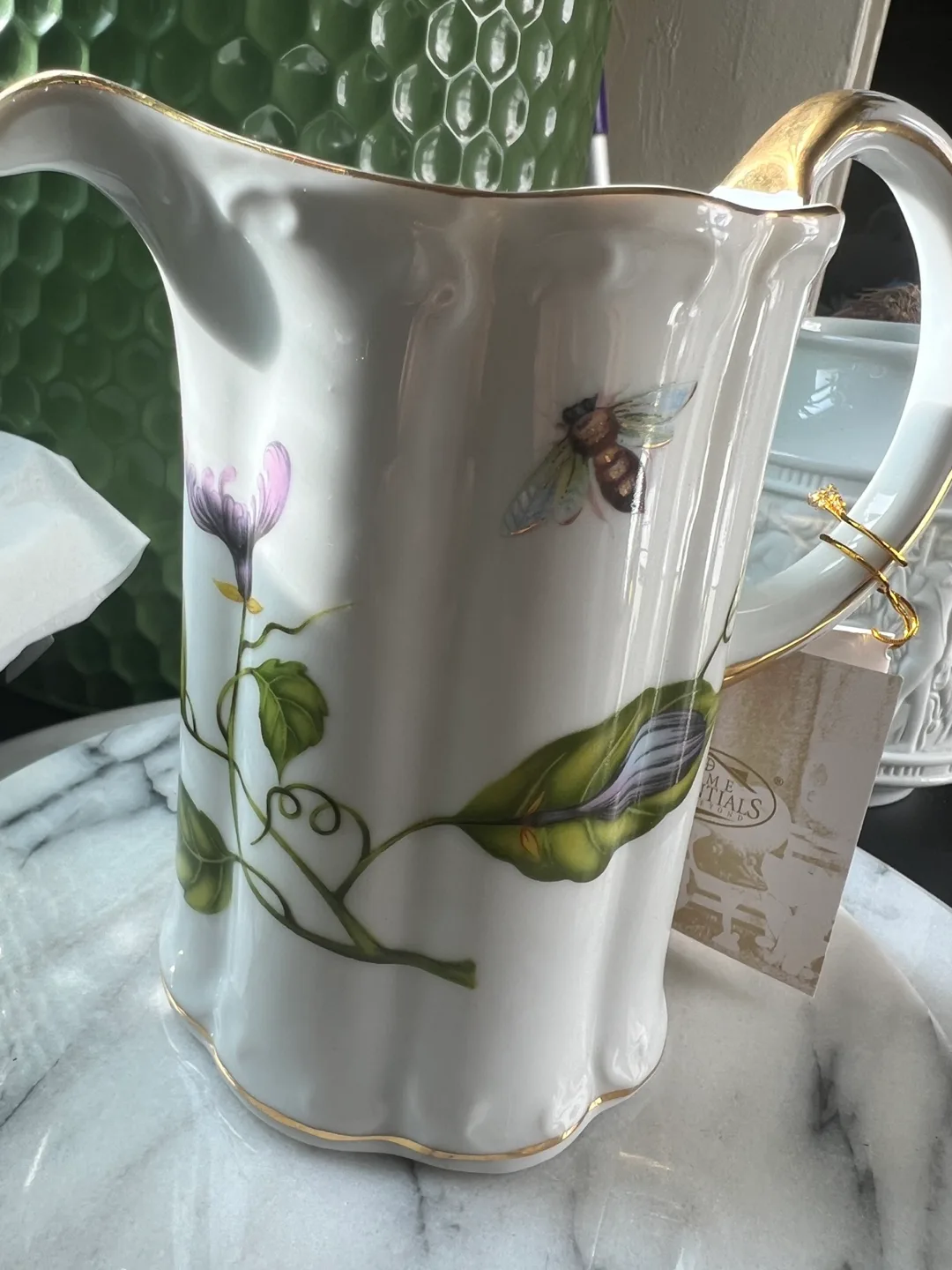 Godinger Jardin Porcelain Pitcher image indicator(4)