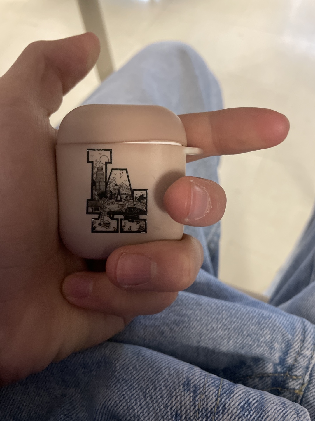 AirPods Case with LA Skyline Design #thriftypicks