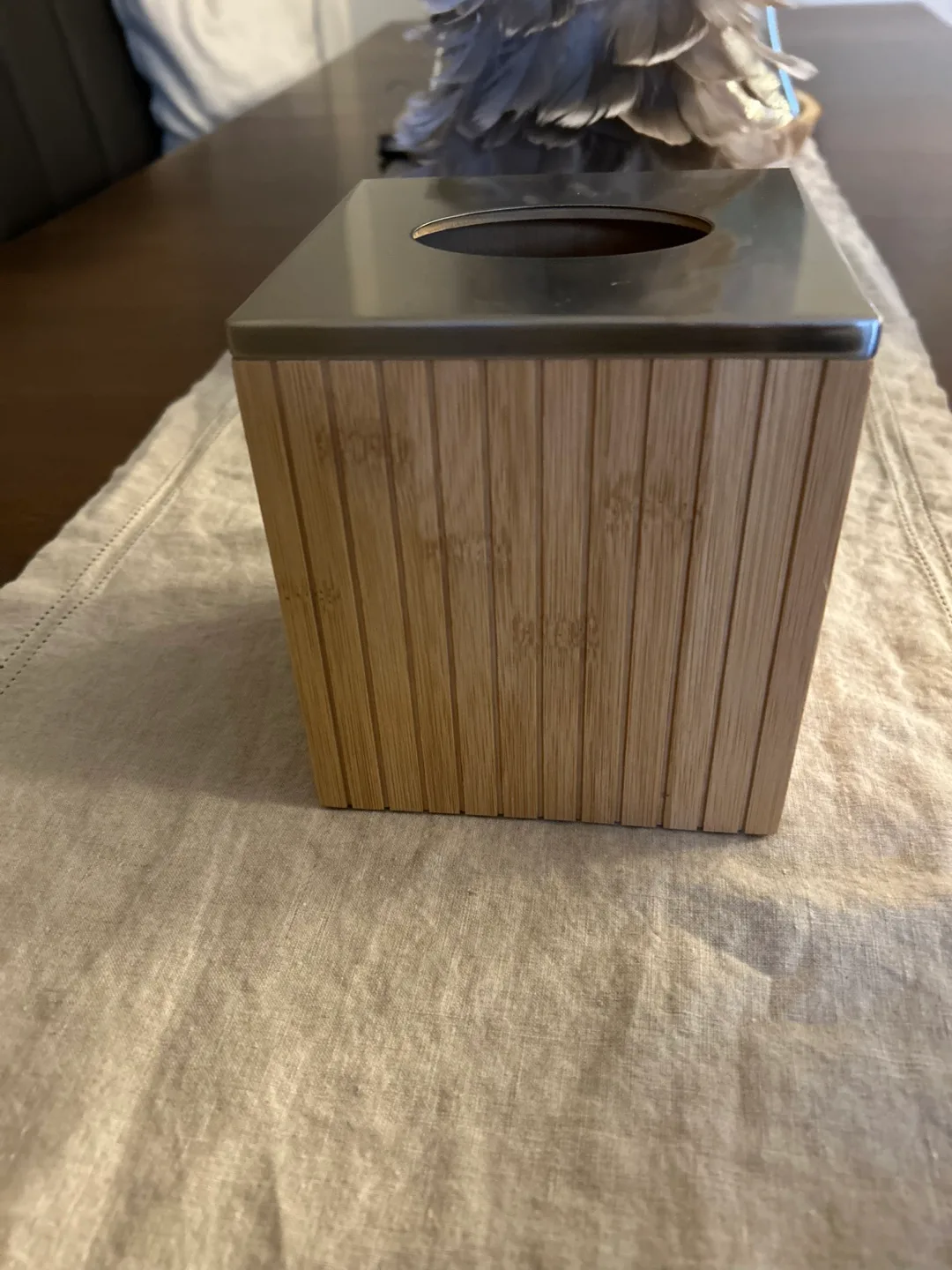 Bamboo Trim Tissue Box image indicator(4)