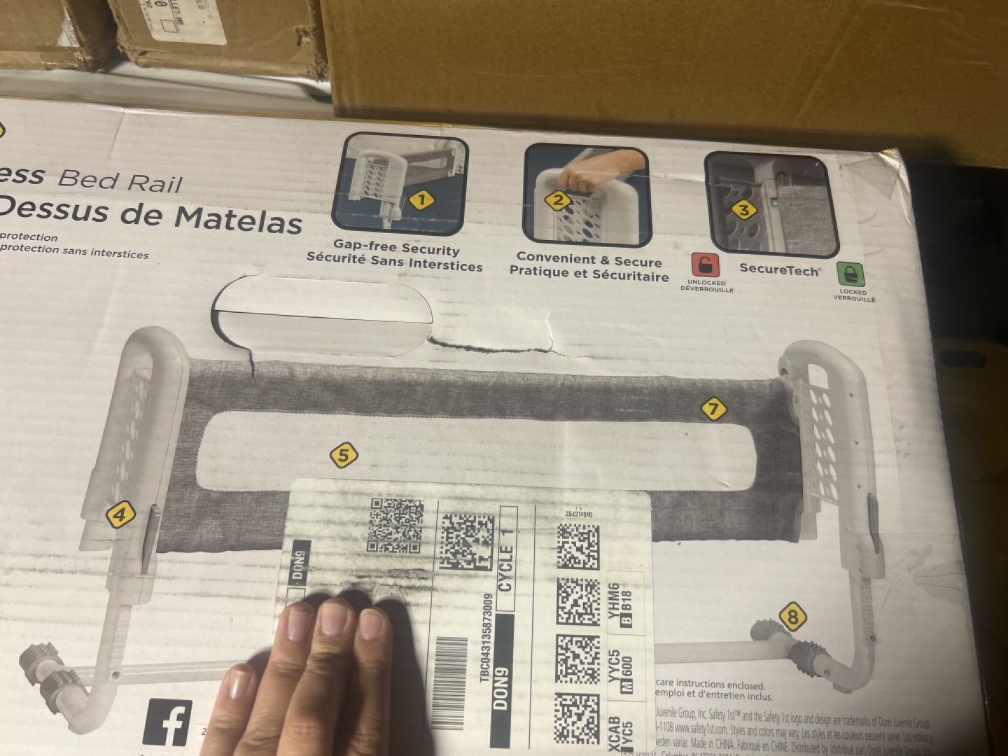 Safety 1st Top-of-Mattress Bed Rail