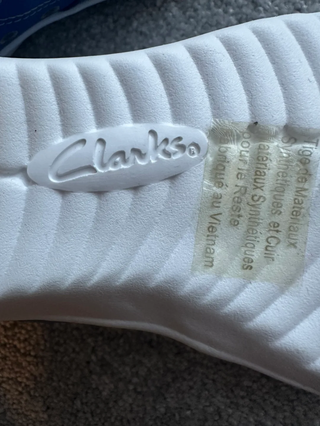 Clarks Blue Running Shoes image indicator(4)