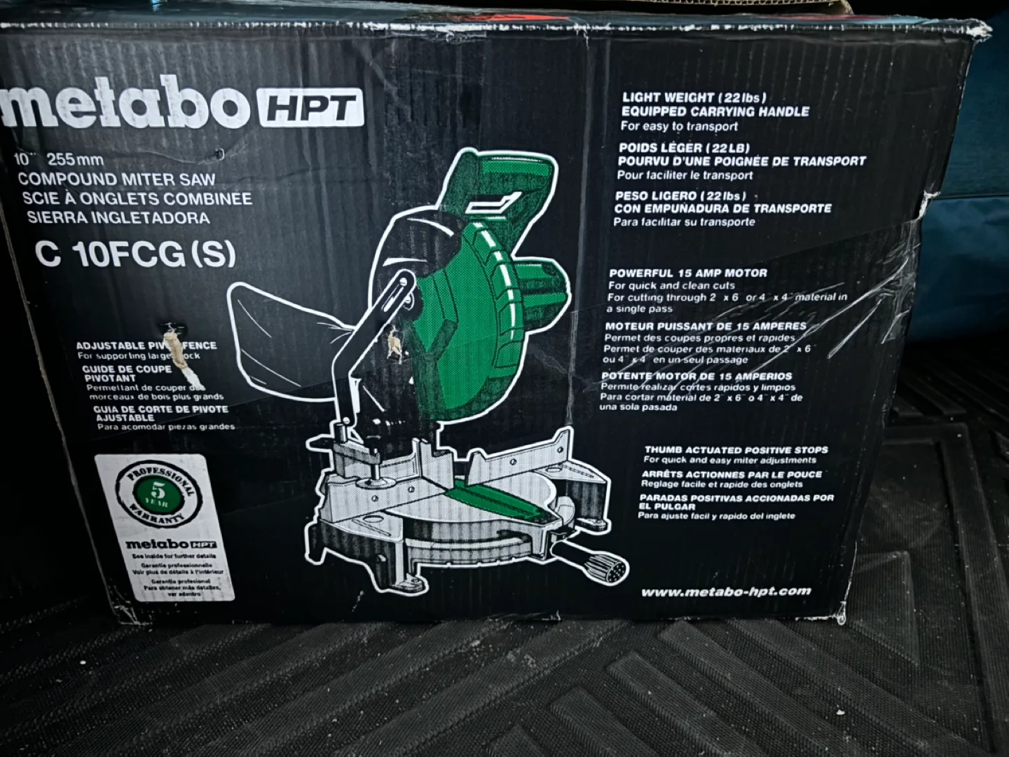 Metabo HPT 10-in Compound Miter Saw thumbnail