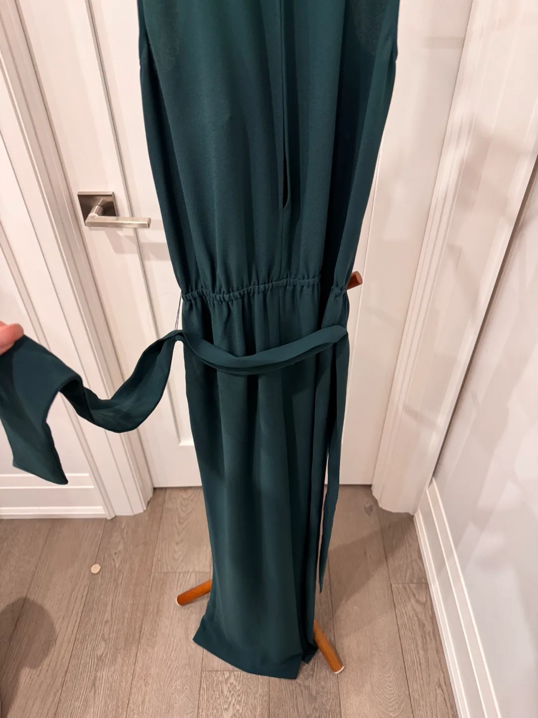 RW&CO. Green Halter Jumpsuit image indicator(3)