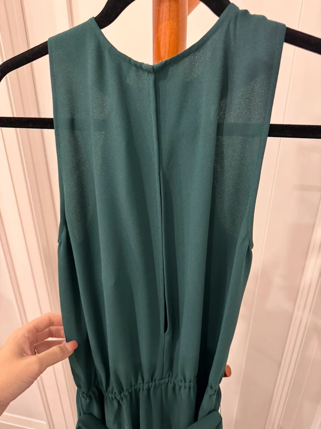 RW&CO. Green Halter Jumpsuit image indicator(4)