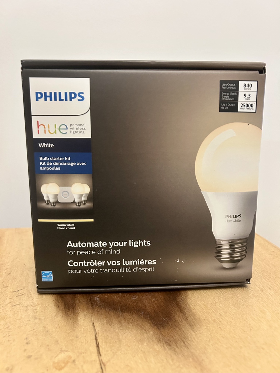 Philips Hue White 4 Bulb Starter Kit - Sealed Box