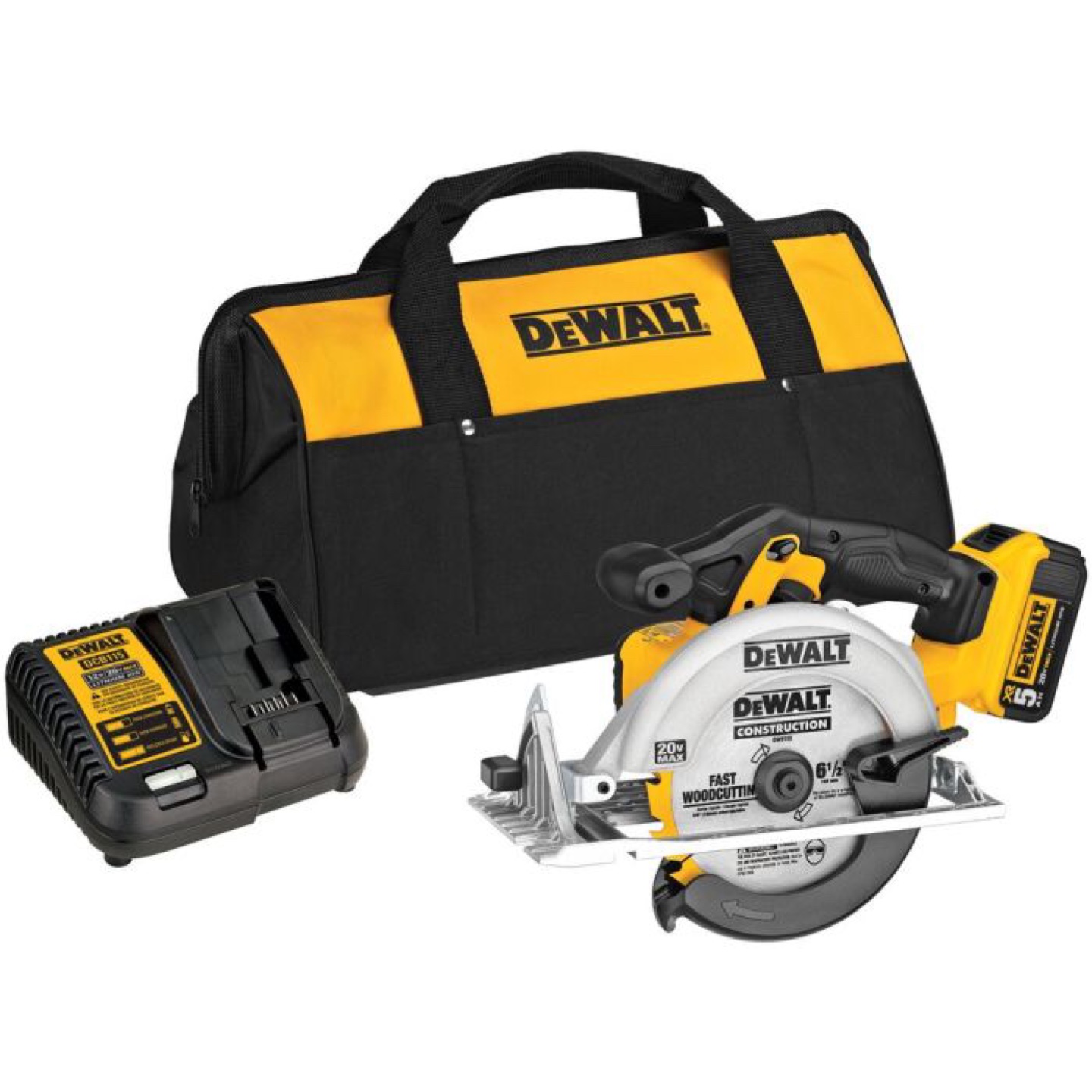 DEWALT 20V MAX 6-1/2'' Circular Saw Kit