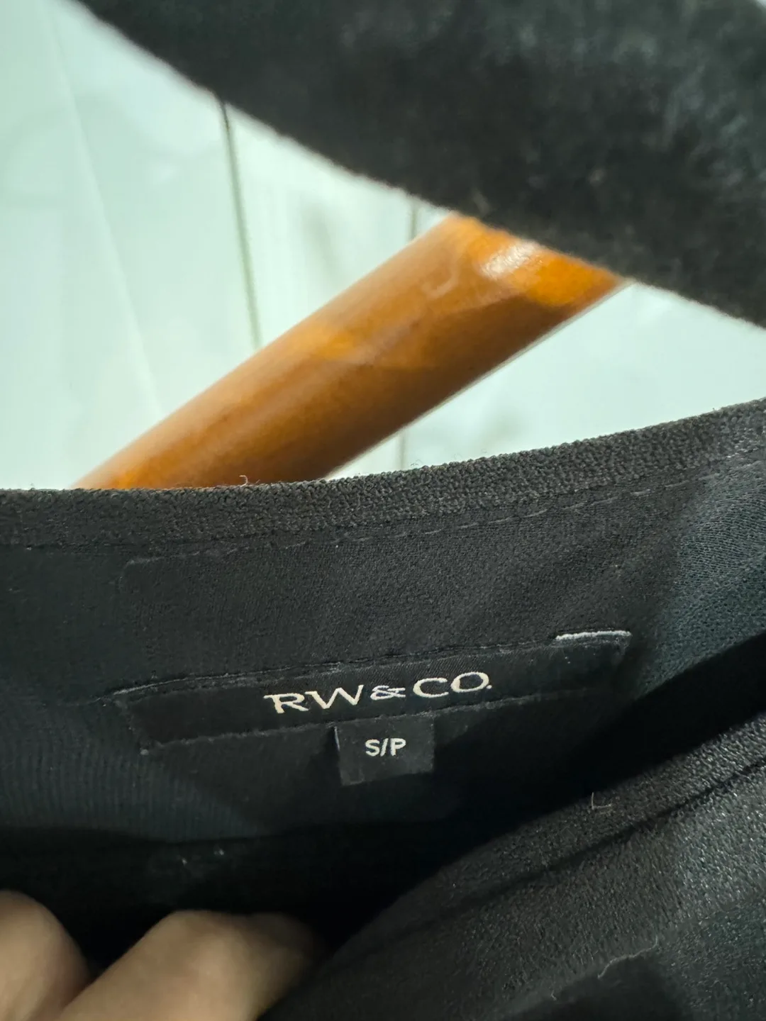 RW&CO. Black Dress with Tie Sleeves image indicator(6)