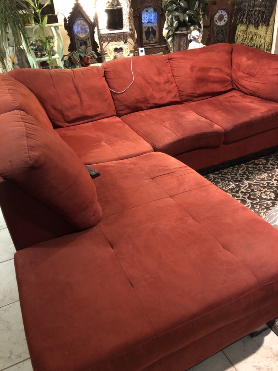 Red Sectional Sofa - photo 2