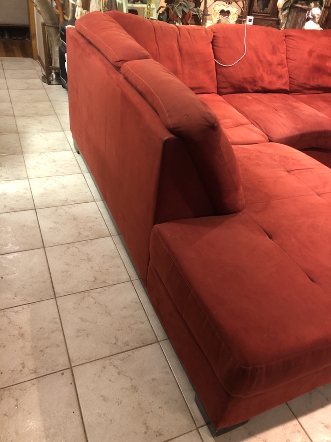 Red Sectional Sofa - photo 3