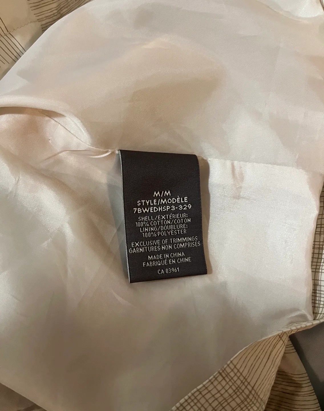 Denver Hayes trench style belted jacket, beige sz M image indicator(9)