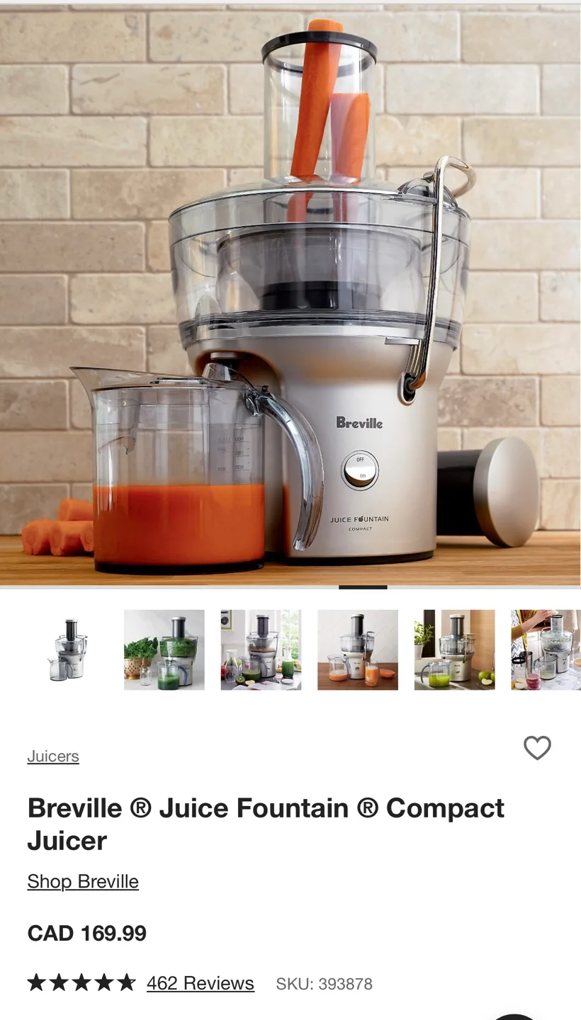 Breville Juice Fountain Compact Juicer image indicator(3)