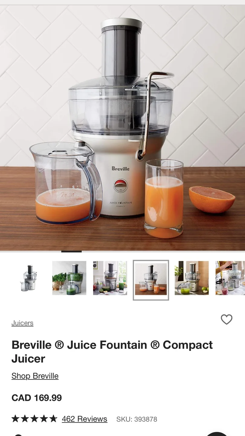 Breville Juice Fountain Compact Juicer image indicator(7)