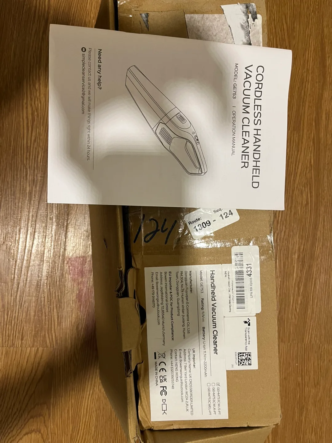 Cordless Handheld Vacuum Cleaner image indicator(4)