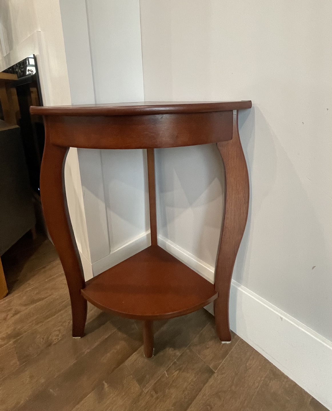Corner Table with Shelf - photo 3