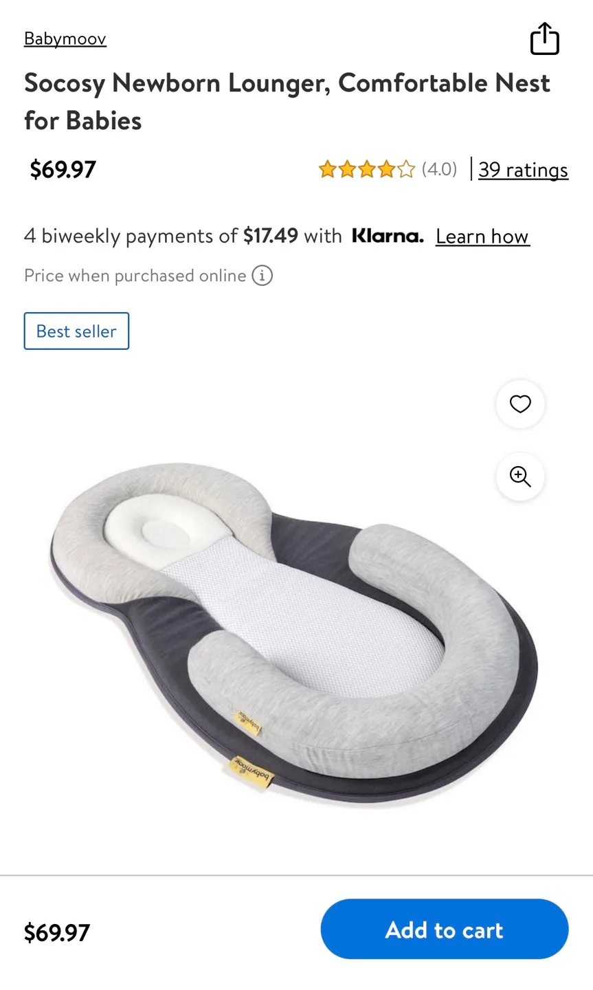 Babymoov Socozy Newborn Lounger image indicator(2)