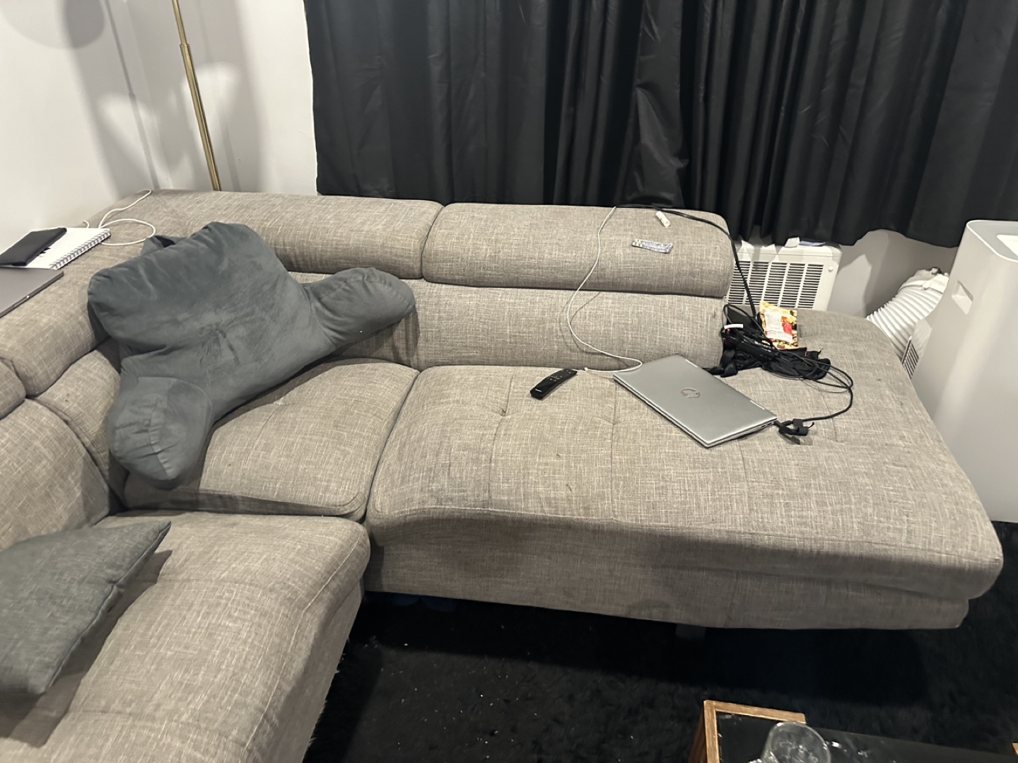 Grey Sectional Sofa - photo 3