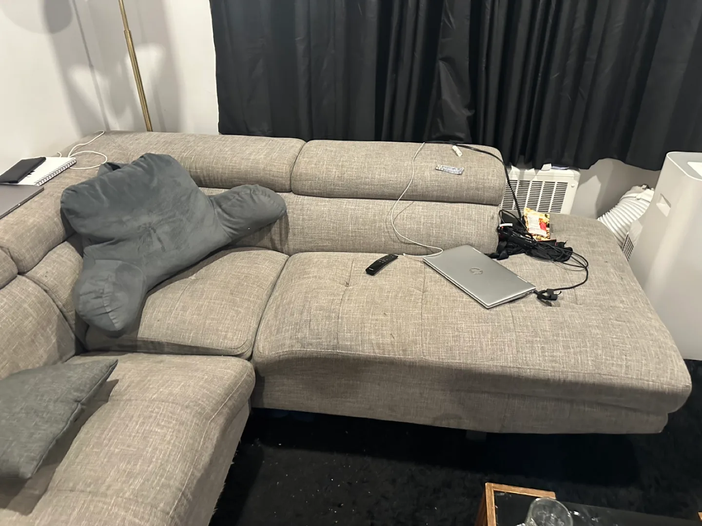 Grey Sectional Sofa image indicator(3)