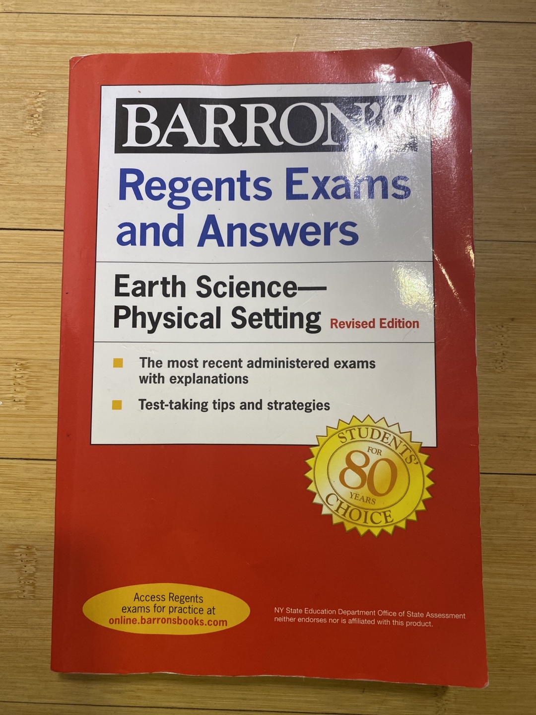 Barron's Regents Earth Science-Physical Setting Ed