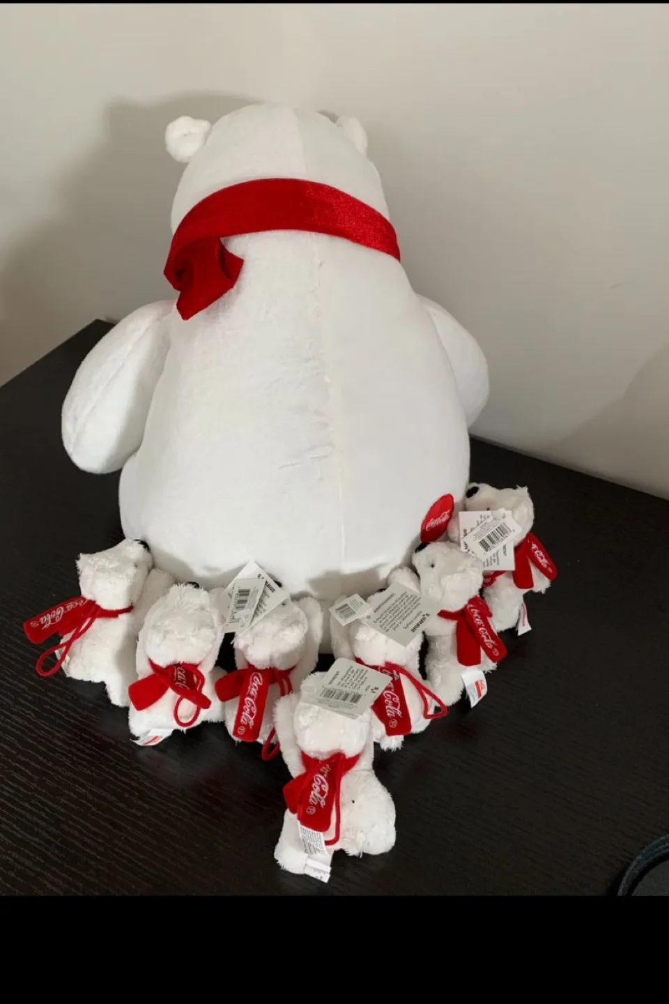 Brand New Coca-Cola Polar Bear Plush Set lot image indicator(2)