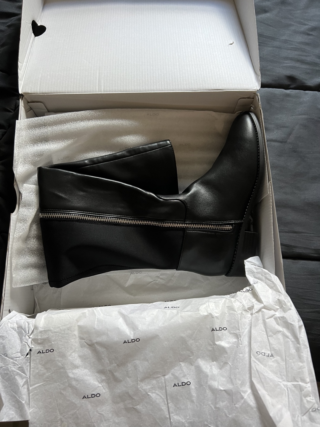 Aldo Women's Black Knee High Boots
