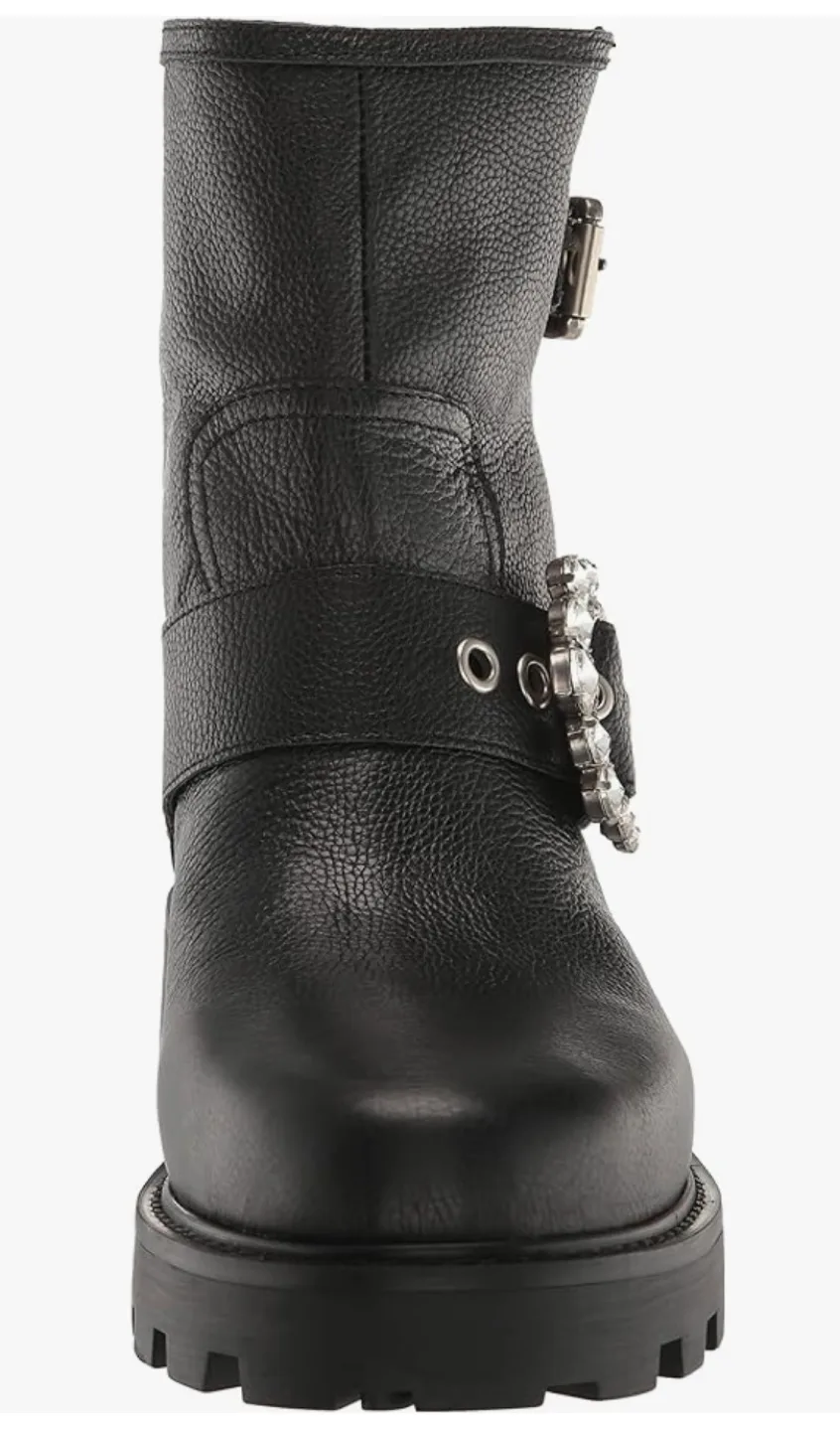 Karl Lagerfeld Paris Women's Lug-Sole Marceau Bootie Authentic image indicator(7)